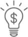 icon of a lightbulb